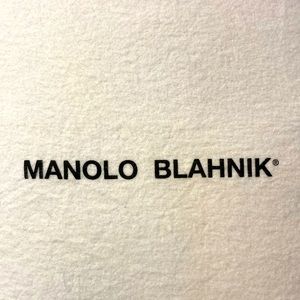 Manolo Blahnik Felt Dust Bag